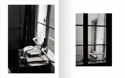 Vue d'une image intérieure du livre "Trois heures avec Isou" de Bernard Plossu