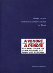 lien vers le livre "Définitions/méthodes" de Claude Rutault