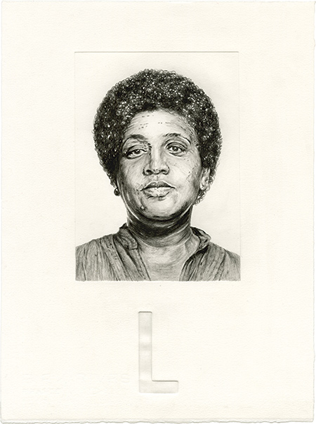 Audre Lorde, dessin d'Éric Fourmestraux