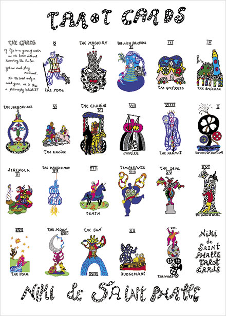 Présentation des livres, affiches et ephemera autour de Niki de Saint-Phalle et Jean Tinguely à la librairie-galerie Mouvements